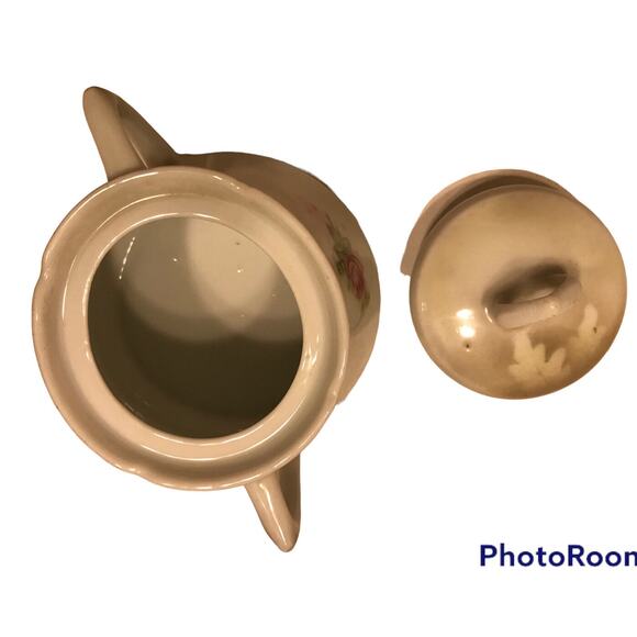 Vintage Beautiful LEUCHTENBURG "Roses"‎ Covered Sugar Bowl with Lid-Germany - Picture 4 of 6